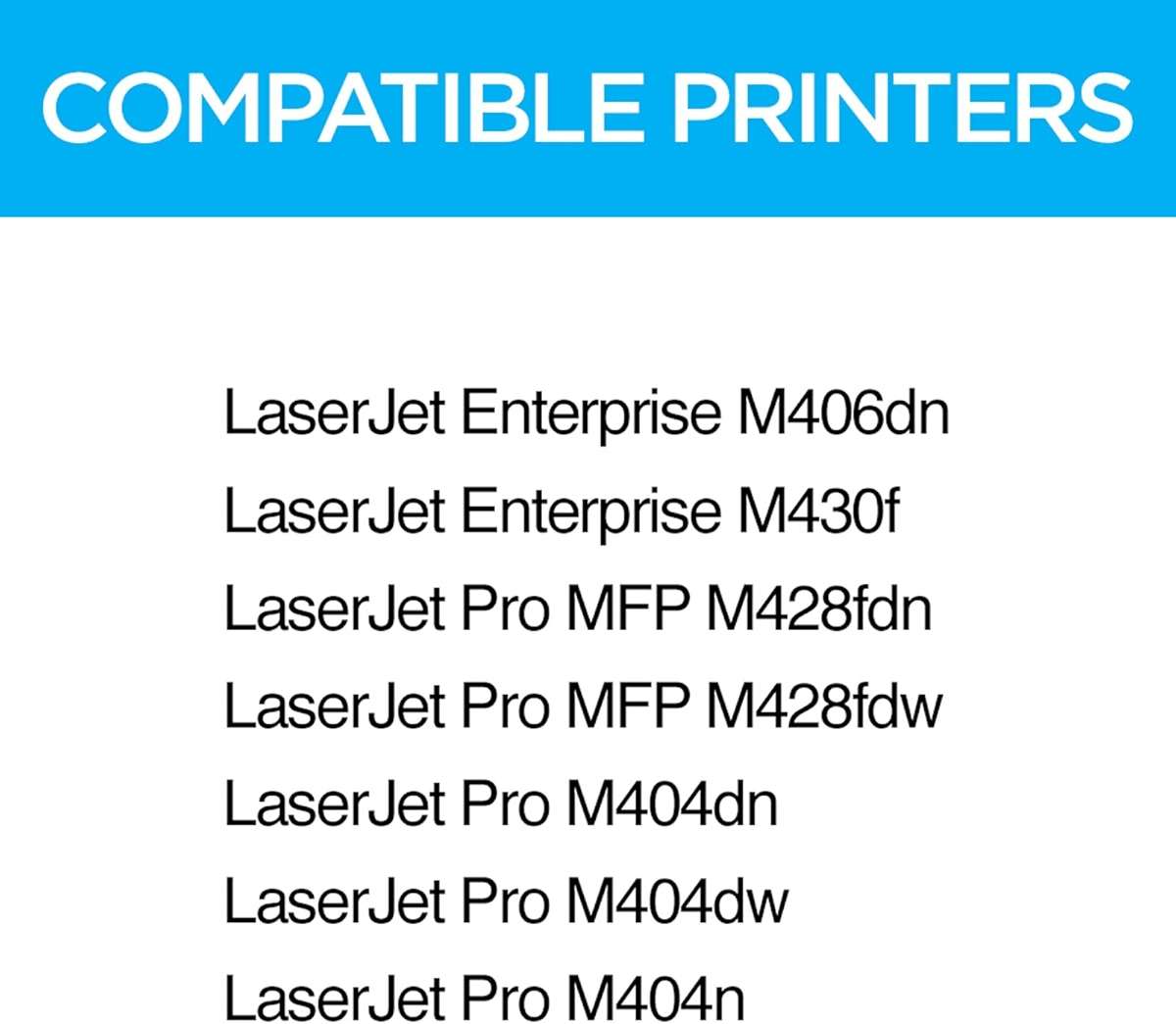 LD Products Compatible Toner Cartridge Replacement / Compatible with HP 58X / CF258X HY (Black with CHIP) for LaserJet Pro M404dn M404dw M404n MFP M428fdn MFP M428fdw New Working CHIP Installed - Image 9