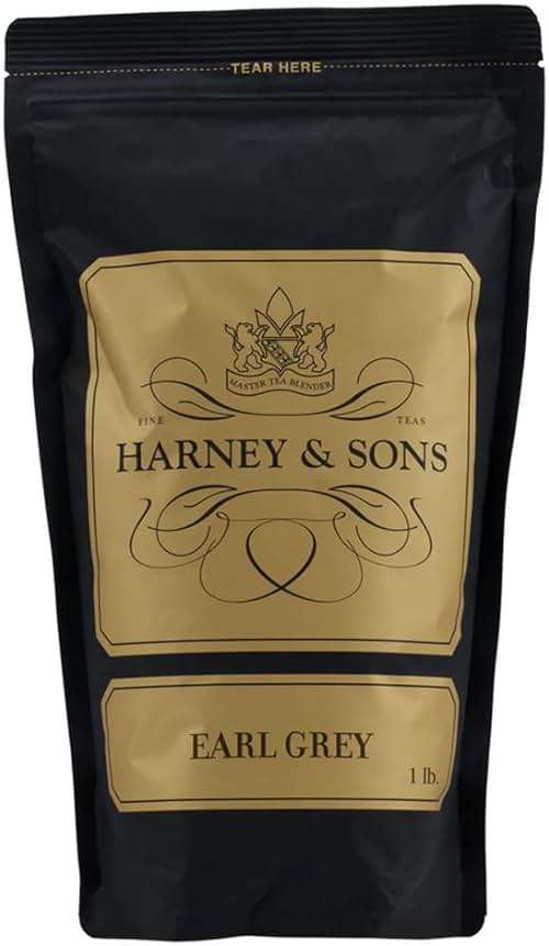 Harney & Sons Earl Grey Loose Tea 16 Ounce – Black Tea with Bergamot - Image 1