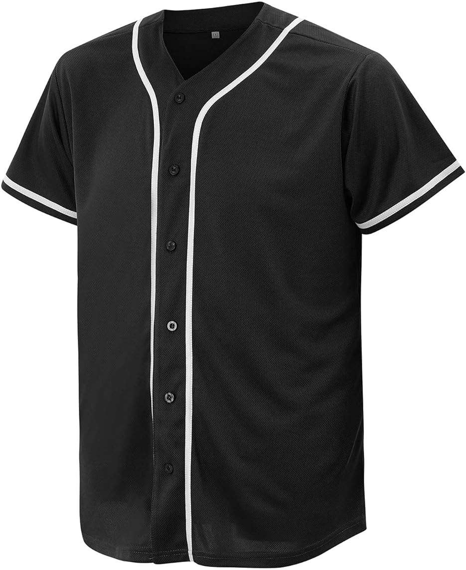 Baseball Jersey for Men and Women, Baseball Shirts for Custom Button up Shirt,Hipster Hip Hop Sports Uniforms - Image 3