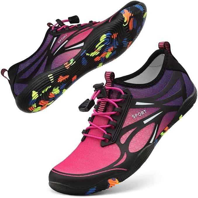 ATHMILE Water Shoes for Men Women River Shoes Adult Swim Beach Lake Pool Aqua Socks Barefoot Quick Dry for Hiking Surfing Kayaking Cruise Ship Essentials - Image 1
