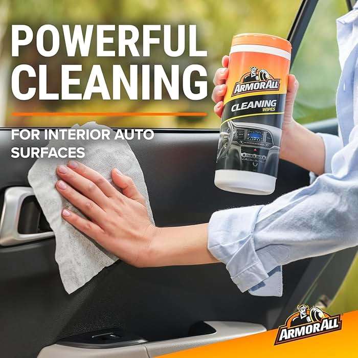 Armor All Car Cleaning Wipes 90-Count - Convenient Car Interior, Dashboard, Leather, Fabric & Vinyl Wipes, Gift for Car Lovers - Image 3