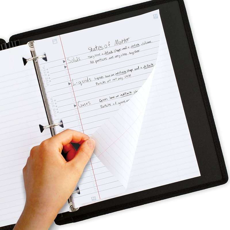 Five Star Loose Leaf Paper + Study App, Wide Ruled Filler Notebook Paper, Reinforced, Fights Ink Bleed, 8" x 10-1/2", 80 Sheets (150002) - Image 5