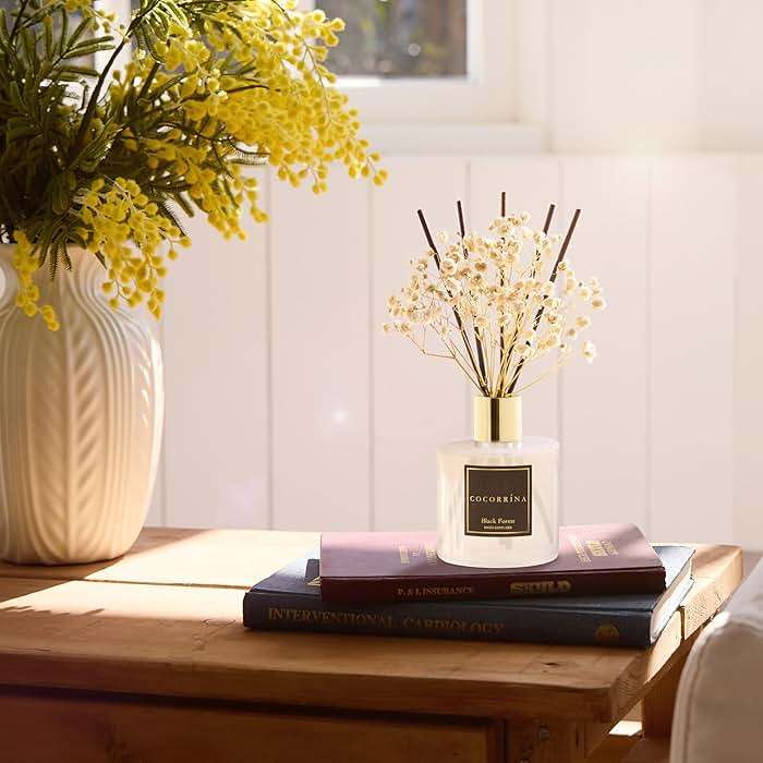 Cocorrína Reed Diffuser Sets, 6.7 fl oz. Black Forest Diffuser with Sticks Home Fragrance Reed Diffuser for Bathroom Shelf Decor - Image 5