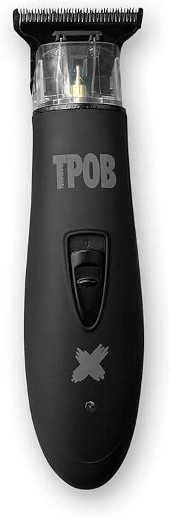 TPOB Ghost X Beard Trimmer Hair Clippers for Men, Professional Hair T-Blade Trimmer Cordless Rechargeable Edgers Clippers Electric Beard Shaver (Ghost X Blackout) - Image 7