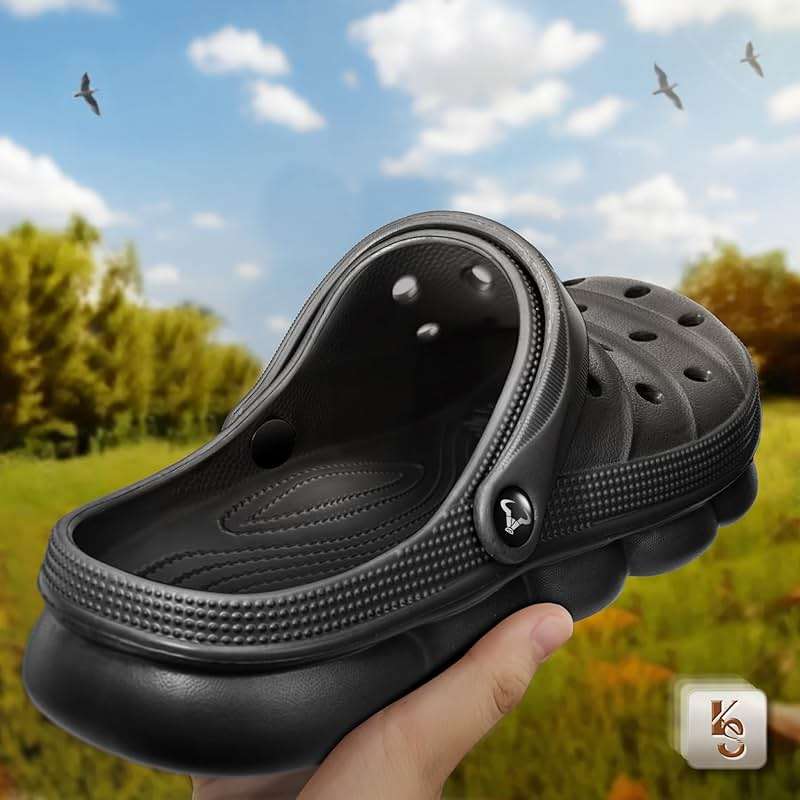 KEMISANT Men Clogs, Unisex Slip-on Yard Garden Shoes Mules Cleaner Shoes House Work Cushioned Supportive - Image 2