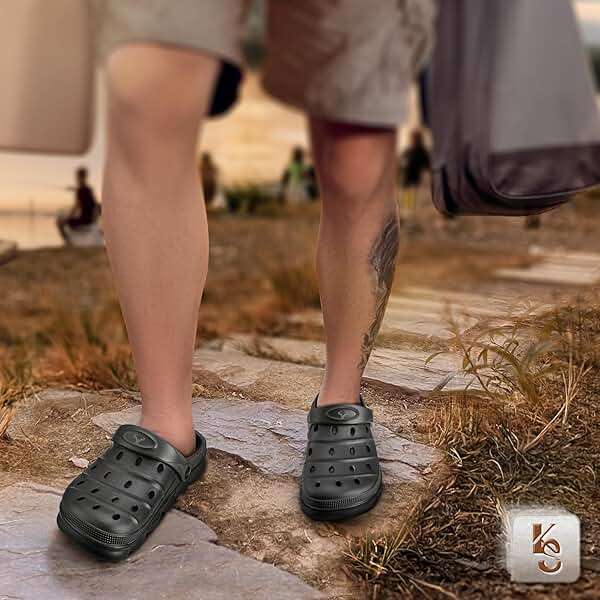 KEMISANT Men Clogs, Unisex Slip-on Yard Garden Shoes Mules Cleaner Shoes House Work Cushioned Supportive - Image 7