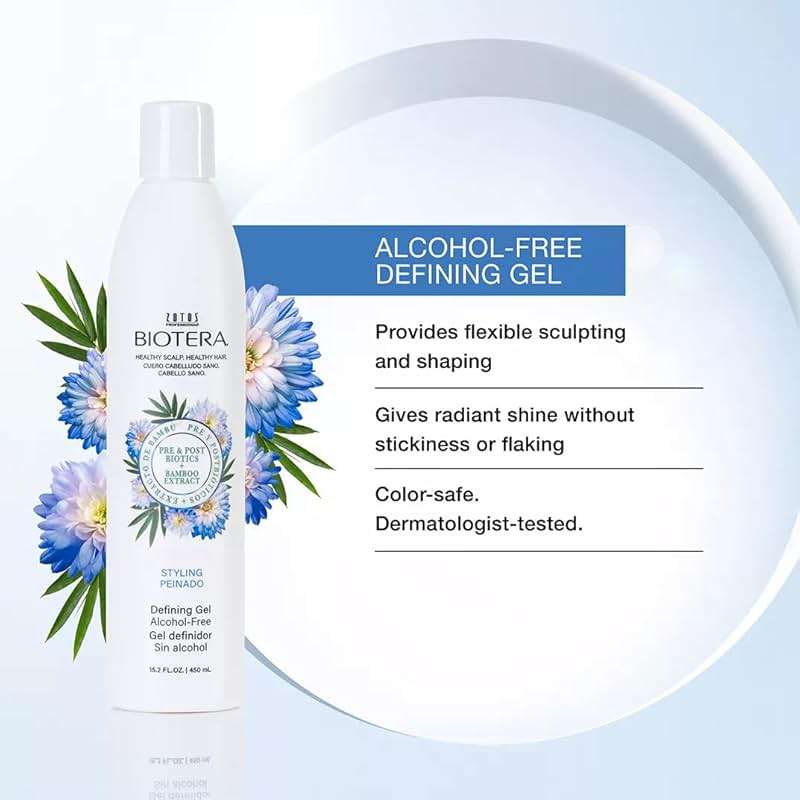 BIOTERA Styling Defining Gel Alcohol-Free | Flexible Sculpting & Shaping | Radiant Shine | No Stickiness or Flaking | Vegan & Cruelty Free | Paraben Free | Color-Safe - Image 2