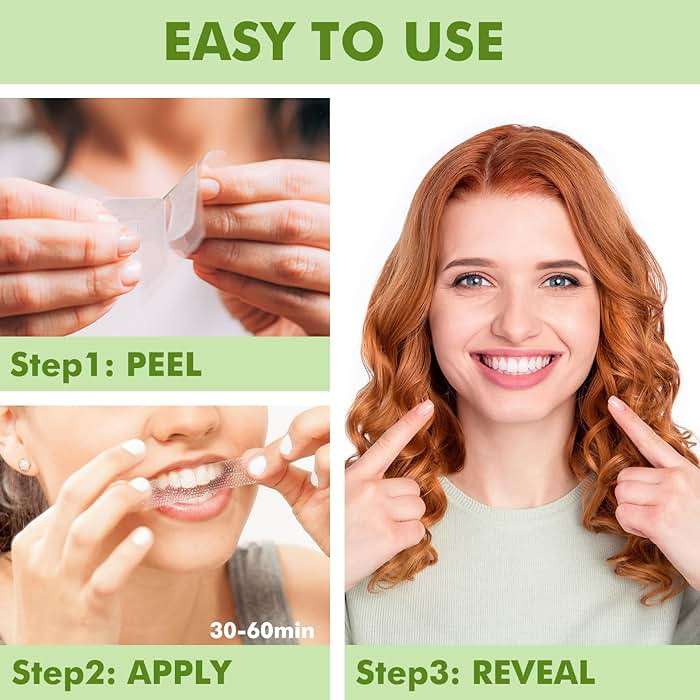 Sierra Clean Teeth Whitening Strips 14 Treatments Kit - Sensitive Teeth Whitener, Enamel Safe, Deep Stains Removal, Dentist Recommended, Fast Results Without The Harm - 28 Strips - Image 6