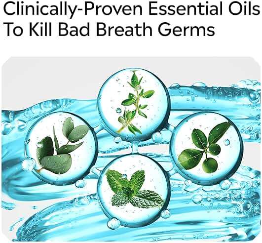 Listerine Gum Therapy Antiplaque & Anti-Gingivitis Mouthwash, ADA Accepted Oral Rinse Helps Reverse Early Gingivitis Signs Like Bleeding Gums, 4X Healthier Gums in 3 Weeks vs Brushing Alone, Mint, 1 L - Image 5