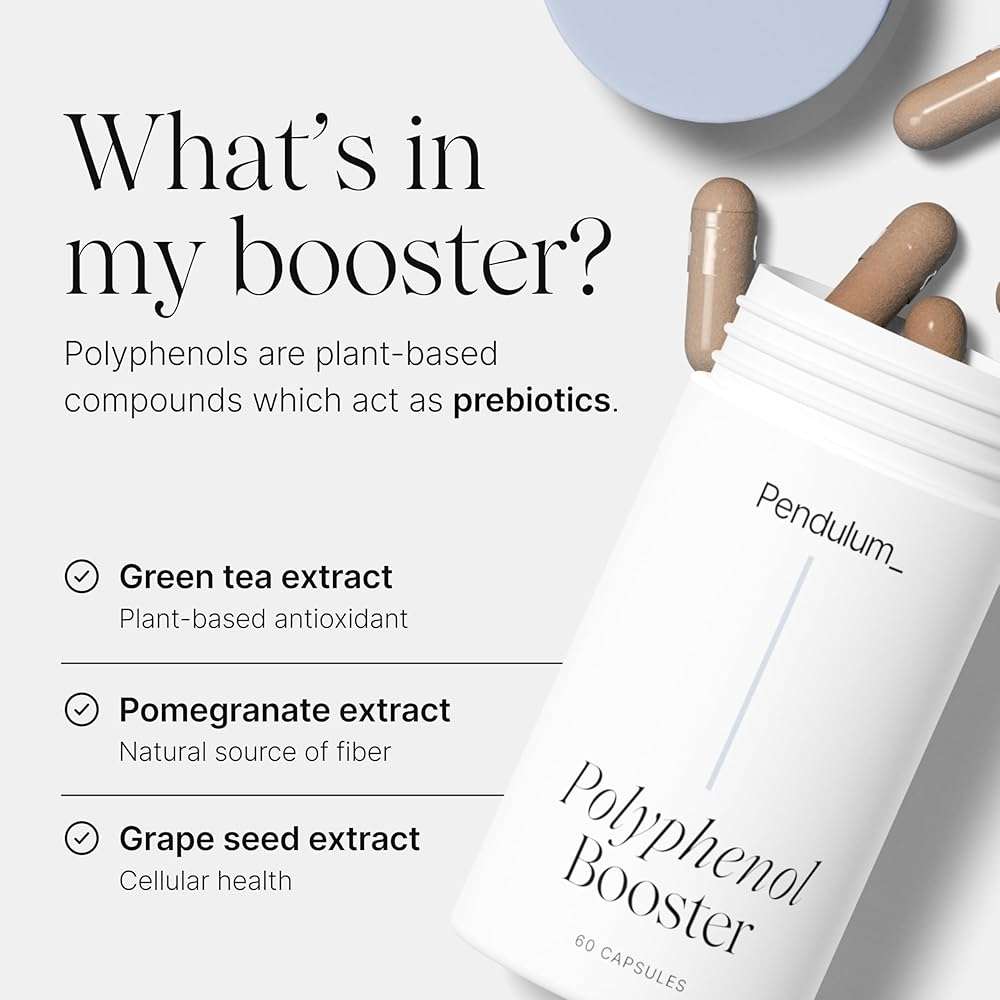 Pendulum Polyphenol Booster, Antioxidant from Superfoods, Beneficial Plant Compounds for Good Health, Helps Boost Akkermansia Muciniphila for Men & Women (60 Capsules, 1-Pack) - Image 5