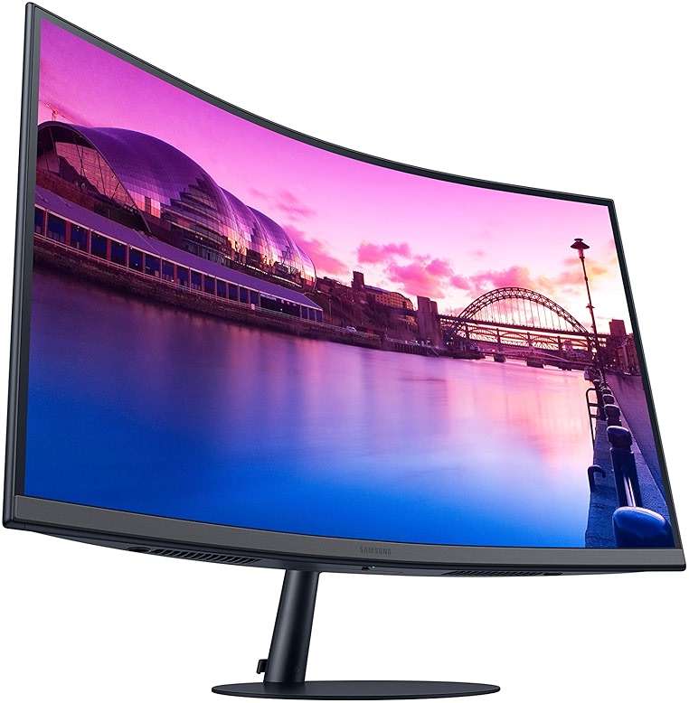 SAMSUNG 27-Inch S39C Series FHD Curved Gaming Monitor, 75Hz, AMD FreeSync, Game Mode, Advanced Eye Comfort, Frameless Display, Built in Speakers, Slim Metal Stand, LS27C392EANXGO, Black - Image 7