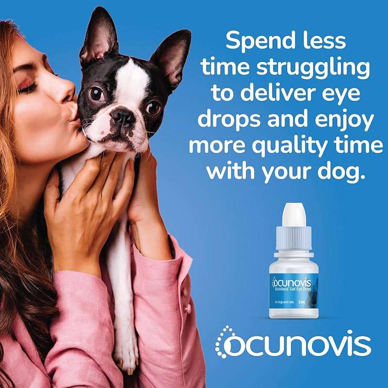 Sentrx Ocunovis Gel Eye Drops for Dogs & Cats, Eye Lube for Dogs Allergy Relief Lubricant, Dogs with Dry Eyes, Artificial Tears, 10 ml - Image 5
