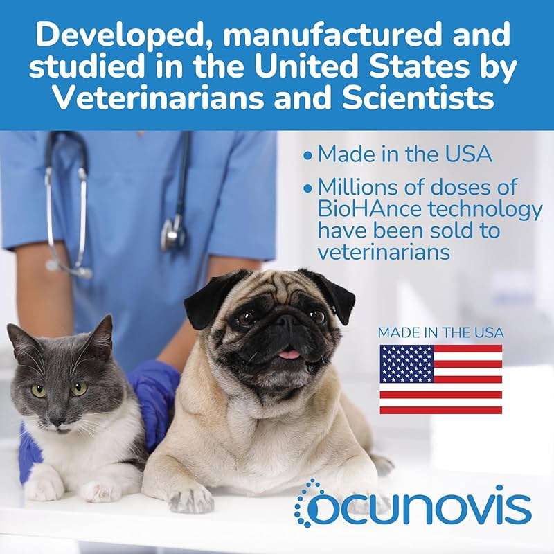 Sentrx Ocunovis Gel Eye Drops for Dogs & Cats, Eye Lube for Dogs Allergy Relief Lubricant, Dogs with Dry Eyes, Artificial Tears, 10 ml - Image 7