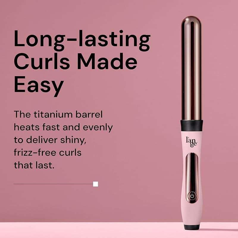 L'ANGE Hair Le Curl 25 MM Titanium Curling Wand | Professional 1 Inch Curling Iron for All Hair Types | Clip Free Hair Curler | Best Curling Wand for Tighter Curls & Beach Waves - Image 2