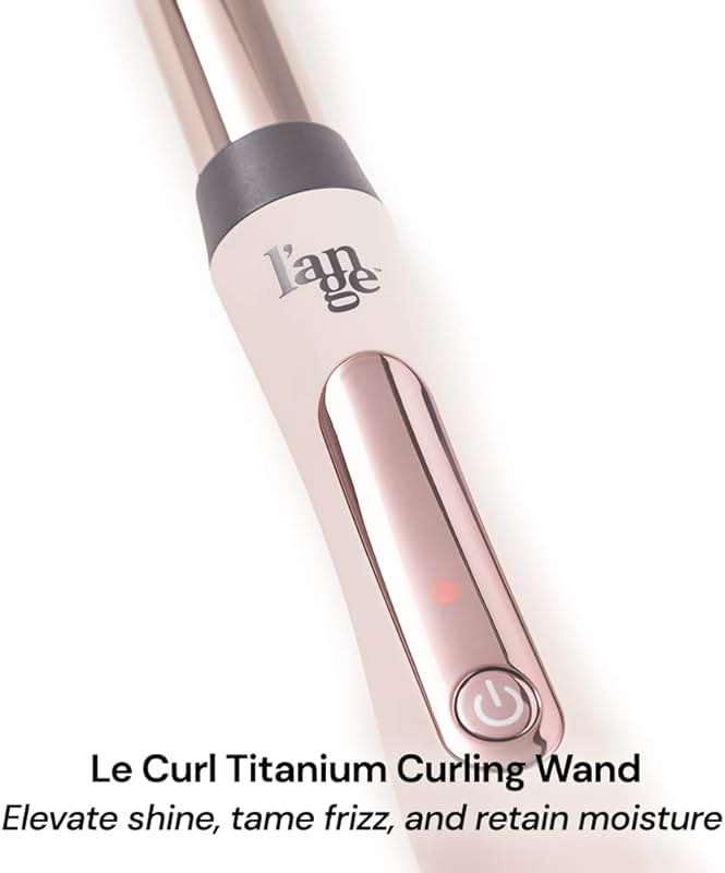 L'ANGE Hair Le Curl 25 MM Titanium Curling Wand | Professional 1 Inch Curling Iron for All Hair Types | Clip Free Hair Curler | Best Curling Wand for Tighter Curls & Beach Waves - Image 4