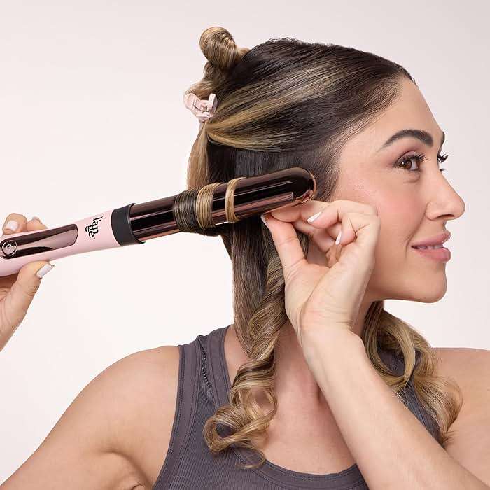 L'ANGE Hair Le Curl 25 MM Titanium Curling Wand | Professional 1 Inch Curling Iron for All Hair Types | Clip Free Hair Curler | Best Curling Wand for Tighter Curls & Beach Waves - Image 5