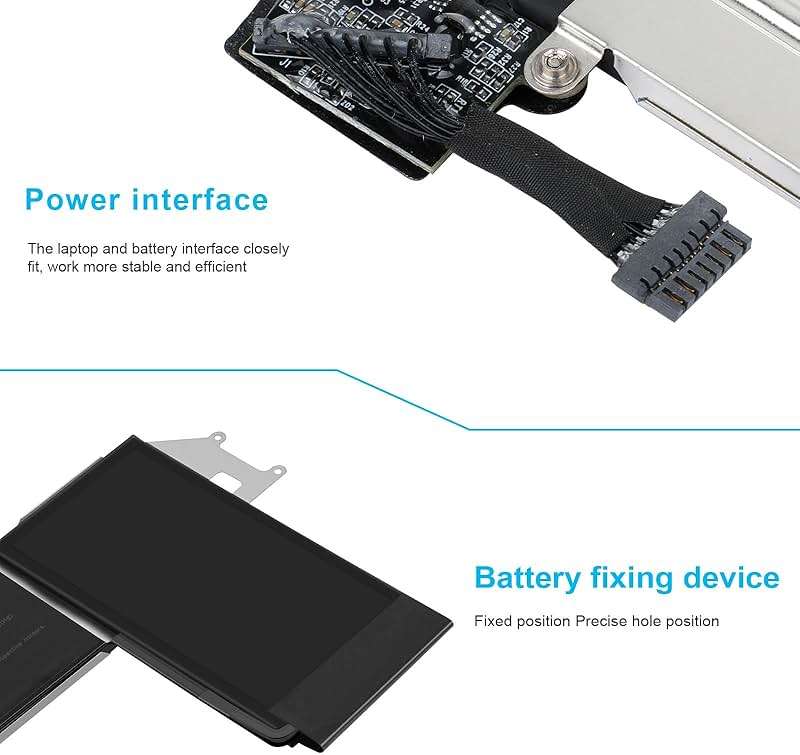 A1965 Laptop Battery for MacBook Air 13" Retina A1932 (2018 2019, Early 2020) A2179 EMC 3184 3302 MacBook Air8,1 8,2 9,1 MRE82 MRE92 MVFH2 MWTJ2 MVH22 MVFM2 MVFK2 MREE2 MREC2 MREA2 MREF2 MUQT2 MUQU2 - Image 3