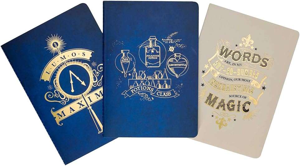 Harry Potter: Spells and Potions Planner Notebook Collection (Set of 3): (Harry Potter School Planner School, Harry Potter Gift, Harry Potter Stationery, Undated Planner) - Image 1