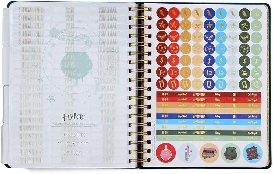 Harry Potter: Spells and Potions 12-Month Undated Planner: (Harry Potter School Planner School, Harry Potter Gift, Harry Potter Stationery, Undated Planner) - Image 7