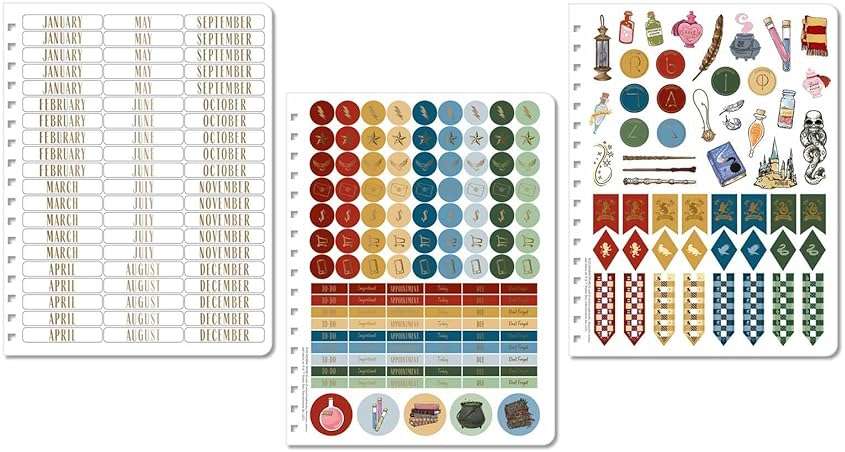 Harry Potter: Spells and Potions 12-Month Undated Planner: (Harry Potter School Planner School, Harry Potter Gift, Harry Potter Stationery, Undated Planner) - Image 9