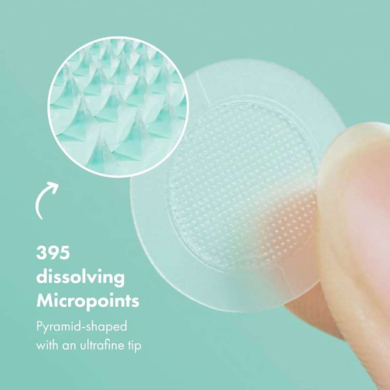Mighty Patch Micropoint Large Hydrocolloid Pimple Patches for Face Blemishes from Hero Cosmetics, Acne Stickers for Early Stage Zits & Hidden Pimples, 395 Proprietary Micropoints, 8 Count - Image 5