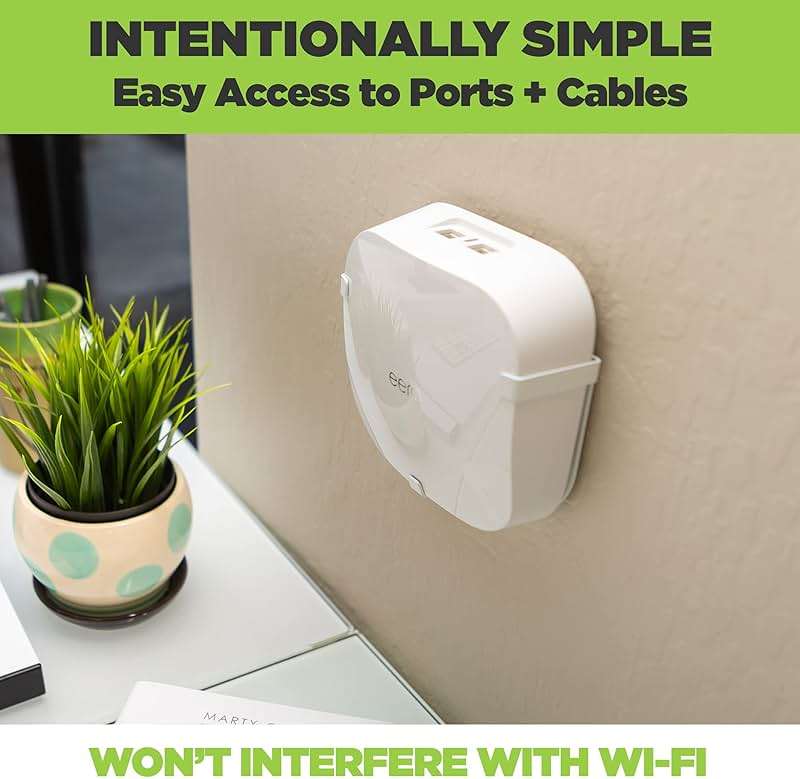HIDEit Mounts EPro 6E Wall Mount for Eero Pro 6E Mesh Wi-Fi Router - American Company - Steel Wall Mount Compatible with Eero Pro 6E - Not Compatible with Eero Pro or Eero Pro 6 - Image 3