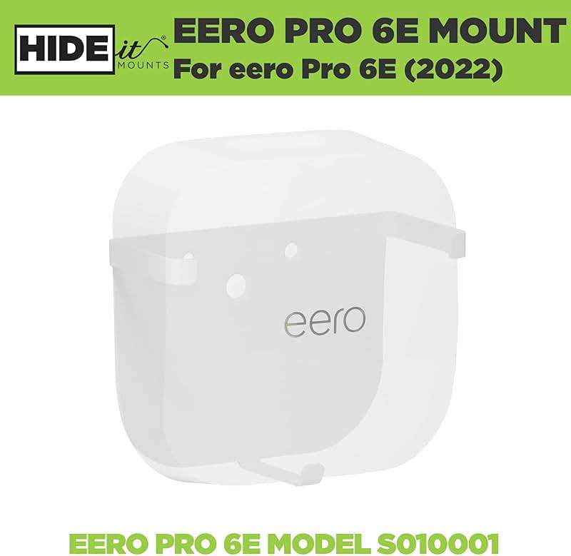 HIDEit Mounts EPro 6E Wall Mount for Eero Pro 6E Mesh Wi-Fi Router - American Company - Steel Wall Mount Compatible with Eero Pro 6E - Not Compatible with Eero Pro or Eero Pro 6 - Image 6