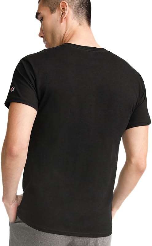 Champion Men's Classic Short Sleeve T-Shirt, Standard Fit, Midweight 100% Cotton, Available in Regular and Big & Tall - Image 2