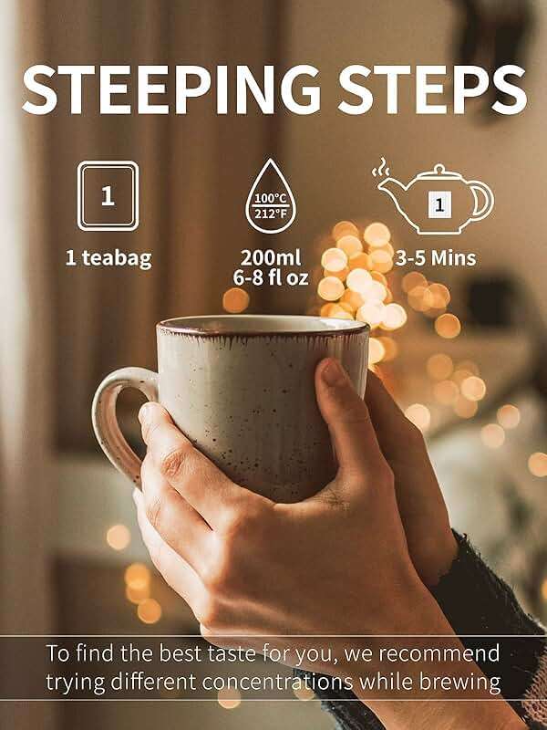 TeeLux Decaf Black Tea Bags, Smooth & Full-Bodied Taste, Premium Decaffeinated Black Tea, 100 Count - Image 7