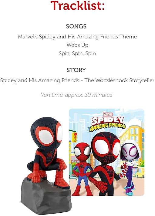 Tonies Spin Audio Toy Figurine from Marvel's Spidey & His Amazing Friends - Image 4