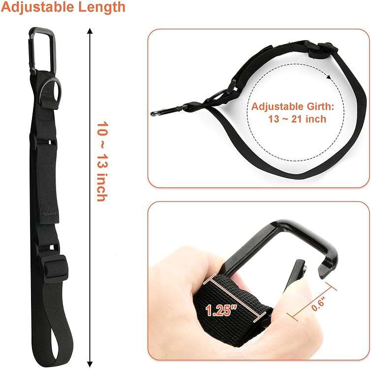 Cosmos 2 Pcs Add a Bag Strap Jacket Gripper Carry-on Baggage Straps Suitcase Belts Adjustable Extra Luggage Bag Straps for Travel Accessories - Image 3