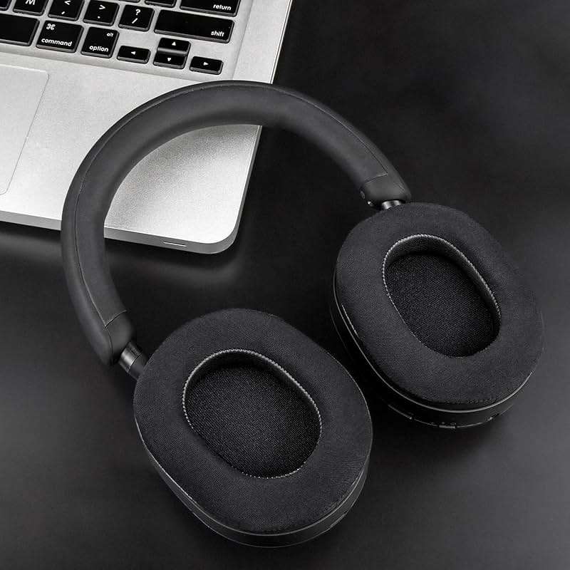 SOULWIT Cooling Earpads for Sony WH-1000XM5 Noise Canceling Headphones, High-Density Noise Isolation Foam, Added Thickness - Black - Image 3
