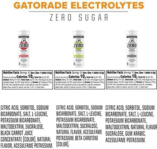 Gatorade Zero Tablets, Variety Pack (Pack of 40) - Image 7