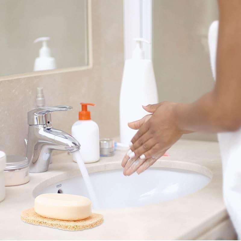 Soap Savers Pads Draining Lift Pad Bar Dish Soap Saver Holder Accessories Draining Mat for Shower Kitchen Bathroom Travel Hotel Cleaning(Beige,80 Pcs) - Image 2
