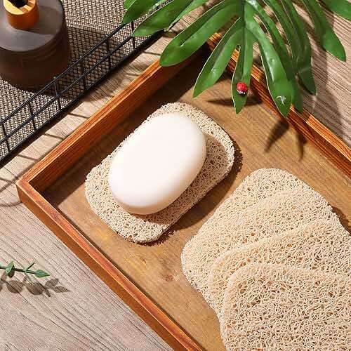 Soap Savers Pads Draining Lift Pad Bar Dish Soap Saver Holder Accessories Draining Mat for Shower Kitchen Bathroom Travel Hotel Cleaning(Beige,80 Pcs) - Image 6