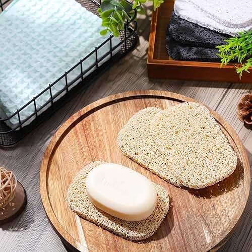 Soap Savers Pads Draining Lift Pad Bar Dish Soap Saver Holder Accessories Draining Mat for Shower Kitchen Bathroom Travel Hotel Cleaning(Beige,80 Pcs) - Image 7