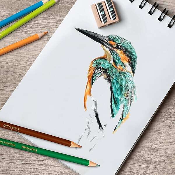 FanVean Colored Pencils 50 count Color Pencil for adult Coloring Books Color Pencils Set Ideal for Drawing Blending Shading,Gift for Mothers Adults Beginners - Image 2