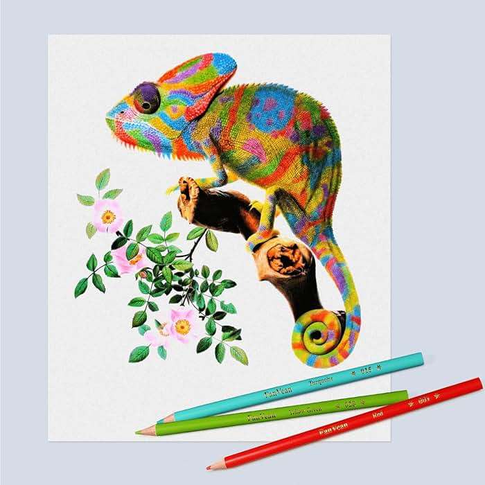 FanVean Colored Pencils 50 count Color Pencil for adult Coloring Books Color Pencils Set Ideal for Drawing Blending Shading,Gift for Mothers Adults Beginners - Image 7