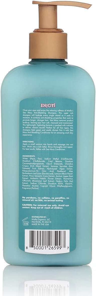 Mielle Organics Sea Moss Anti-Shedding Shampoo - Image 6