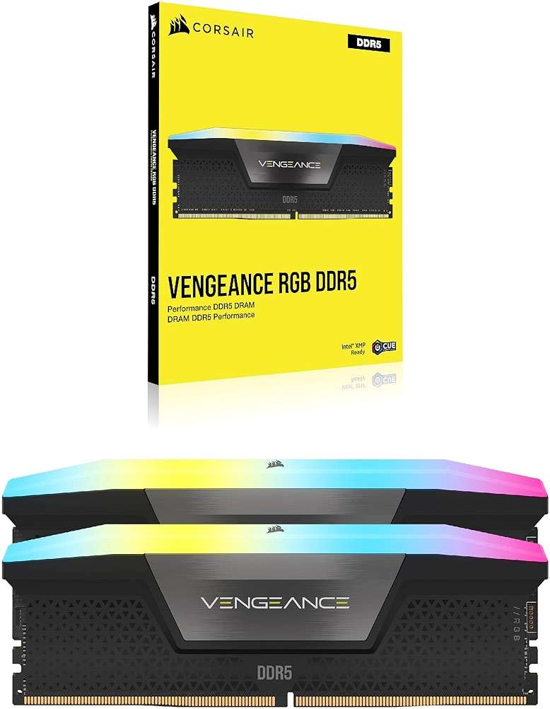 CORSAIR Vengeance RGB DDR5 RAM 32GB (2x16GB) Up to 6000MHz CL30-36-36-76 1.40V AMD EXPO Intel XMP Desktop Computer Memory - Gray (CMH32GX5M2B6000Z30K) - Image 5