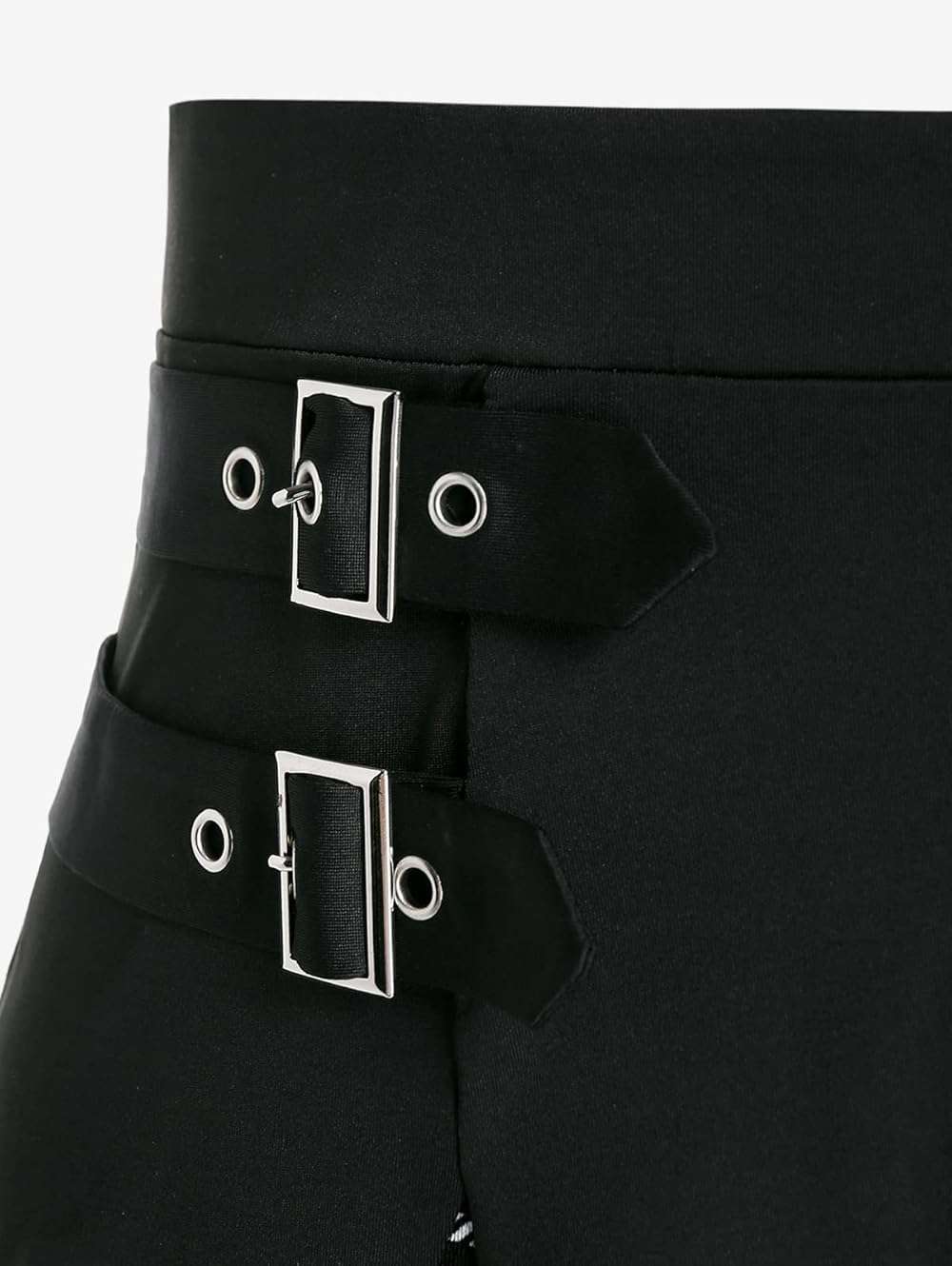 ROSE GAL Women's Plus Size Gothic Mini Skirt High Waisted Short A-Line School Uniform Skirt - Image 4