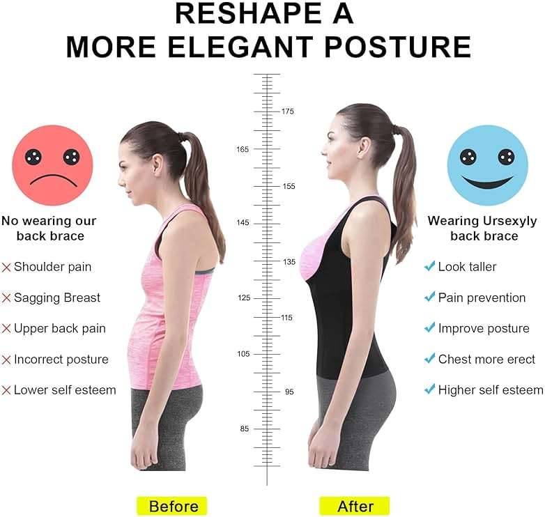 URSEXYLY Back Brace For Women Waist Trainer Vest Back Straightener Adjustable Posture Corrector Spinal Neck Shoulder Support - Image 5