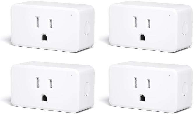 THIRDREALITY ZigBee Smart Plug 4 Pack with Real-time Energy Monitoring,15A Outlet, Zigbee Repeater,ETL Certified,ZigBee Hub Required,Work with Home Assistant,Compatible Echo Devices and SmartThings - Image 1