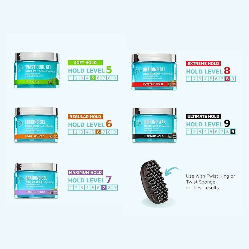 KISS COLORS & CARE Braid Gel Extreme Hold, 6 oz -Nourishing, Adds Shine, Moisture Boosting, Long Lasting Hold, For All Hair Types, Style and Stregthen, For Protective Styles - Image 3