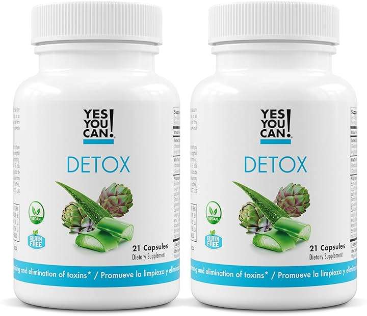 Yes You Can! Natural Detox Pills - Diuretic Cleanse with Electrolytes & Vitamins - Helps with Water Retention - Gluten-Free, 21 Capsules (2 Pack) - Image 1