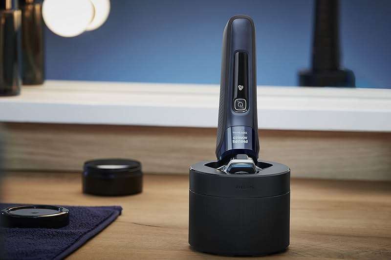 Philips Norelco Shaver 7800, Rechargeable Wet & Dry Electric Shaver with SenseIQ Technology, Quick Clean Pod, Charging Stand, Travel Case and Pop-up Trimmer, S7885/85 - Image 12