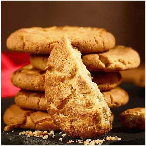Chinese Snacks, Cookies, Traditional DaoXiangCun Crisp Walnut Cake, Sweet Treats Cookie, Biscuits Gift Basket, Asian Food, Perfect for Tea and Coffee, 23 Ounce, 稻香村桃酥 - Image 5