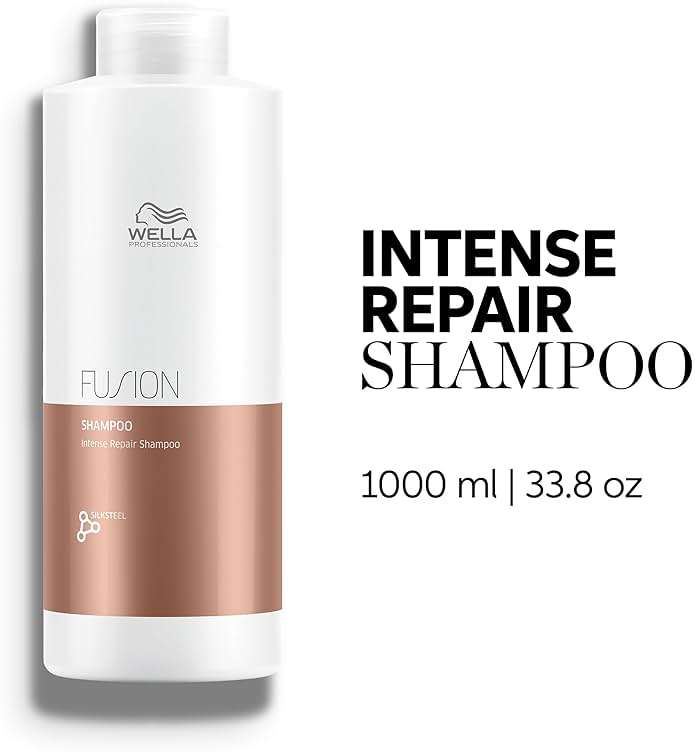 Wella Professionals Fusion Intense Repair Shampoo For Damaged Hair| Hair Repair| Anti Hair Breakage - Image 2