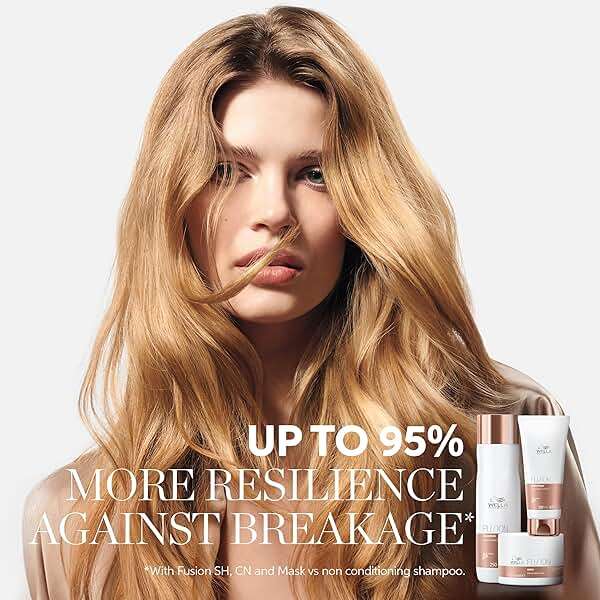 Wella Professionals Fusion Intense Repair Shampoo For Damaged Hair| Hair Repair| Anti Hair Breakage - Image 3