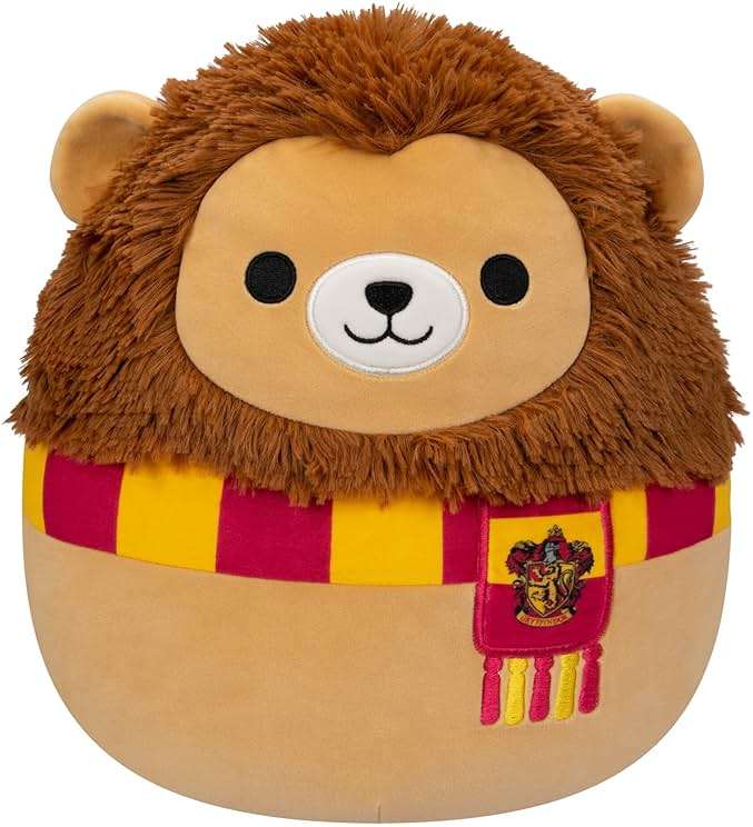 Squishmallows Original Harry Potter 10-Inch Gryffindor Lion Plush - Medium-Sized Ultrasoft Official Jazwares Plush - Image 1